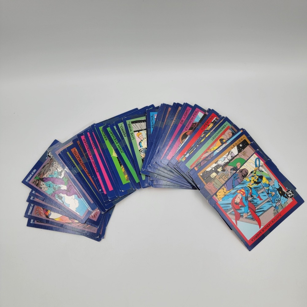 DC Cosmic Teams Trading Cards 1993 Incomplete Set Skybox Vintage Comics